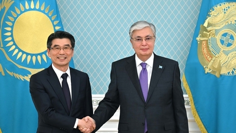 카자흐스탄 대통령, 송호성 기아자동차 사장과 만나 자동차 산업 주요 프로젝트 논의