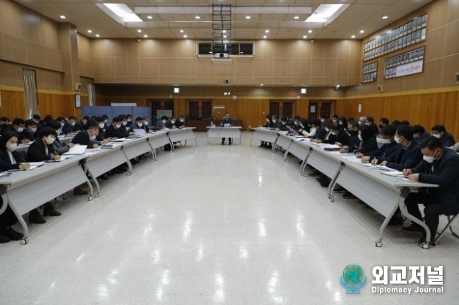  2023 본예산 조기발주 보고회 (사진=서귀포시청 제공)