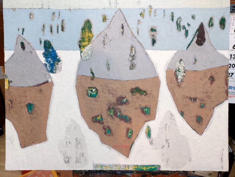 동방의빛 116,7×91,0 Mixed Mixed 2023