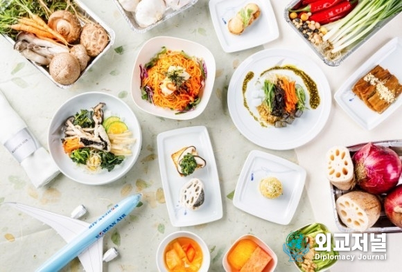 대한항공의 한국식 비건 메뉴 (자료 = 대한항공)