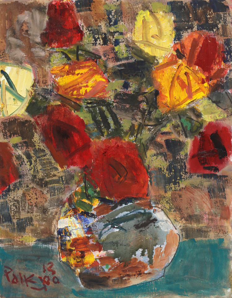  장미 34.8X27.3cm oil on cavas