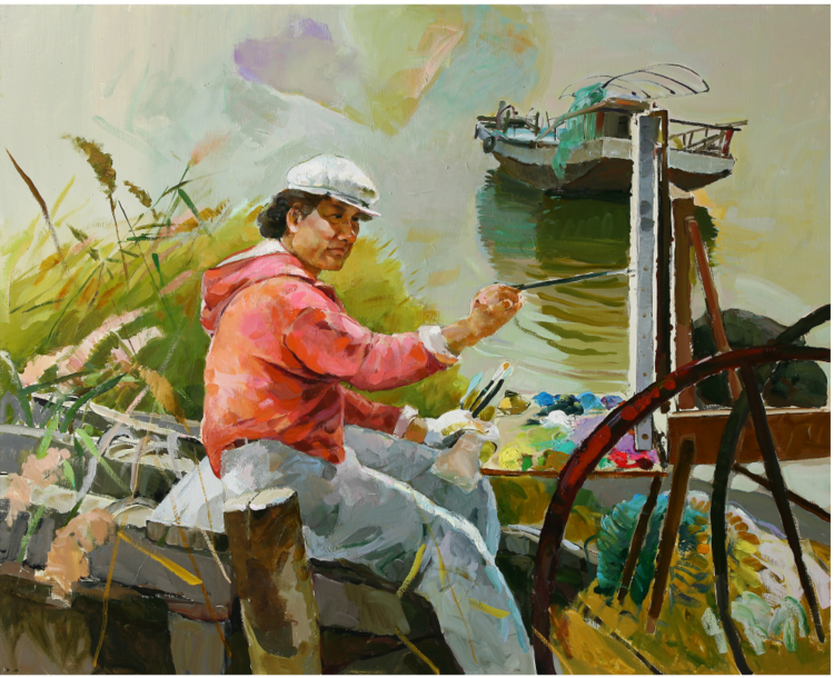  자화상, 162.0 X 130.3cm, oil on canvas,2009.