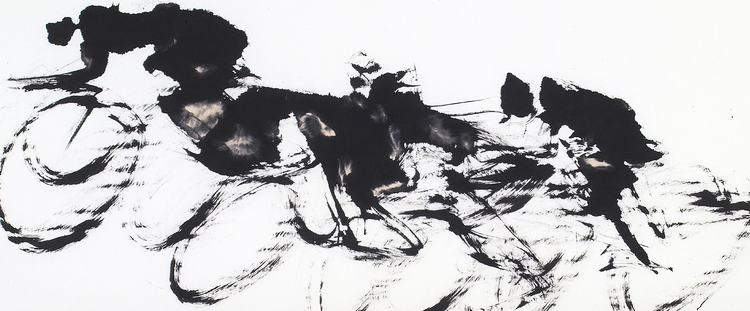 Speedom39, 137 x 69cm, 화선지, 먹, 채색, 2006