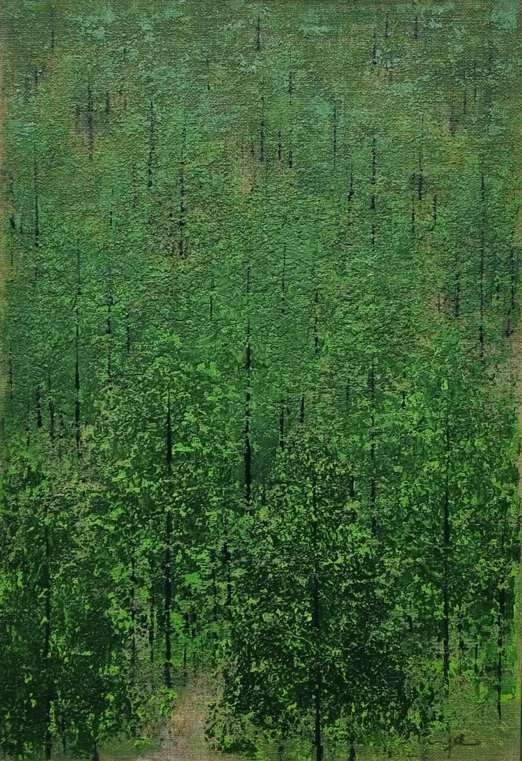 숲-정령(20200726)72.7x53.0 oil on canvas 2022 