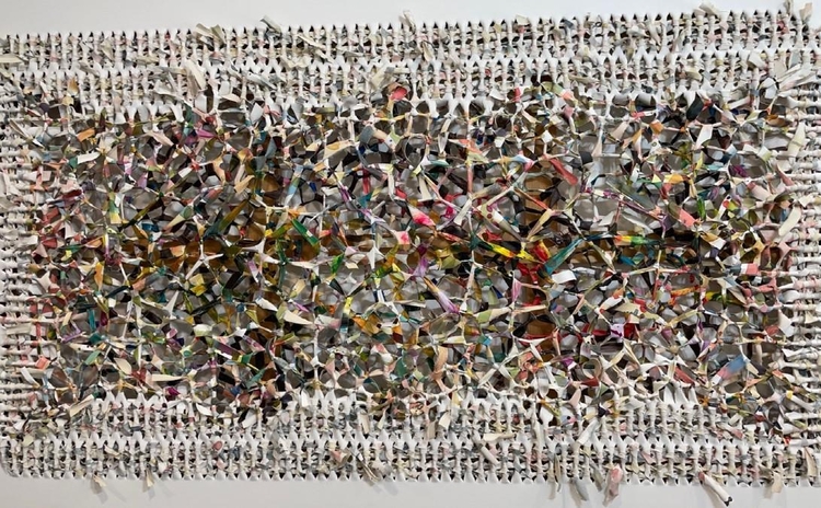  Peinture Spatiale - Carton, acrylic, Nouage, 73Ⅹ65, 2008