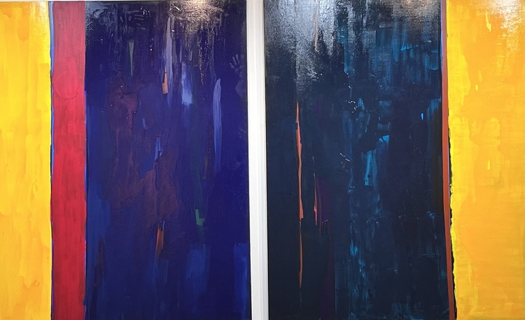 Untitled. 61x73cm Mixed media on Canvas 2004.
