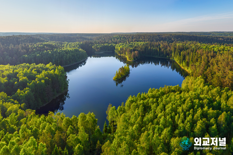 A splendid scenery in Belarus
