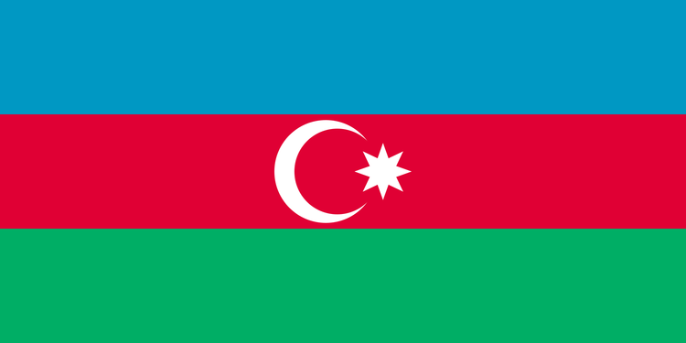 National flag of Azerbaijan