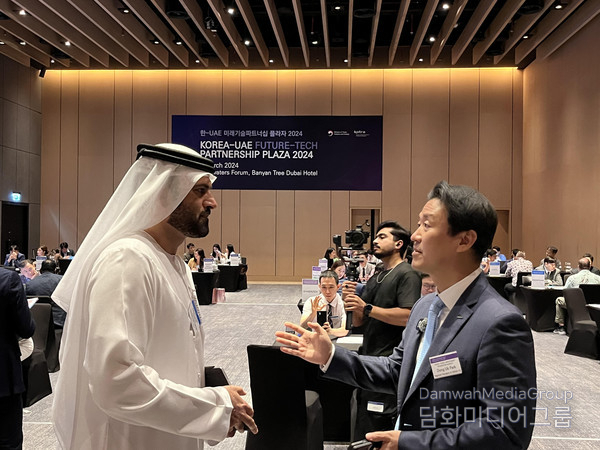  산업부장관 안덕근, KOTRA사장 유정열는 지난 6일부터 이틀간 아랍에미리트(UAE) 두바이에서 ‘한-UAE 미래기술 파트너십 플라자’에 참석했다. 