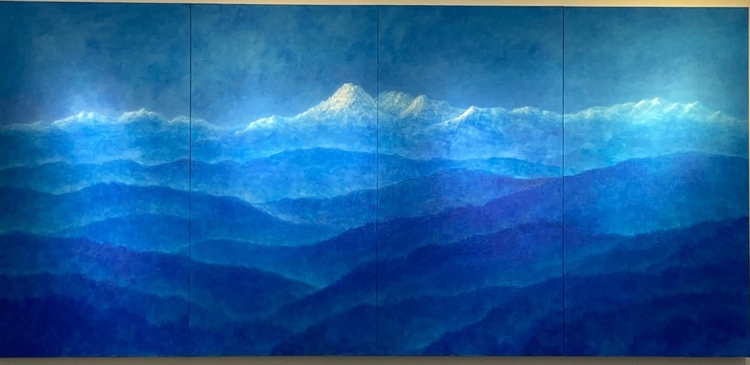 북한산 457 * 213 mixed media on canvas 2024년