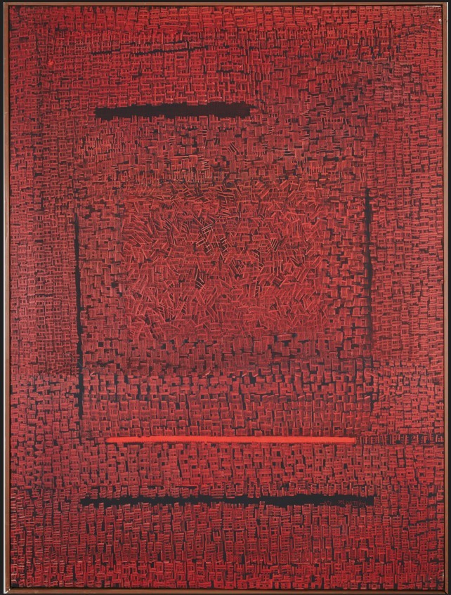추상 009 oil on canvas 190 * 97 1987년