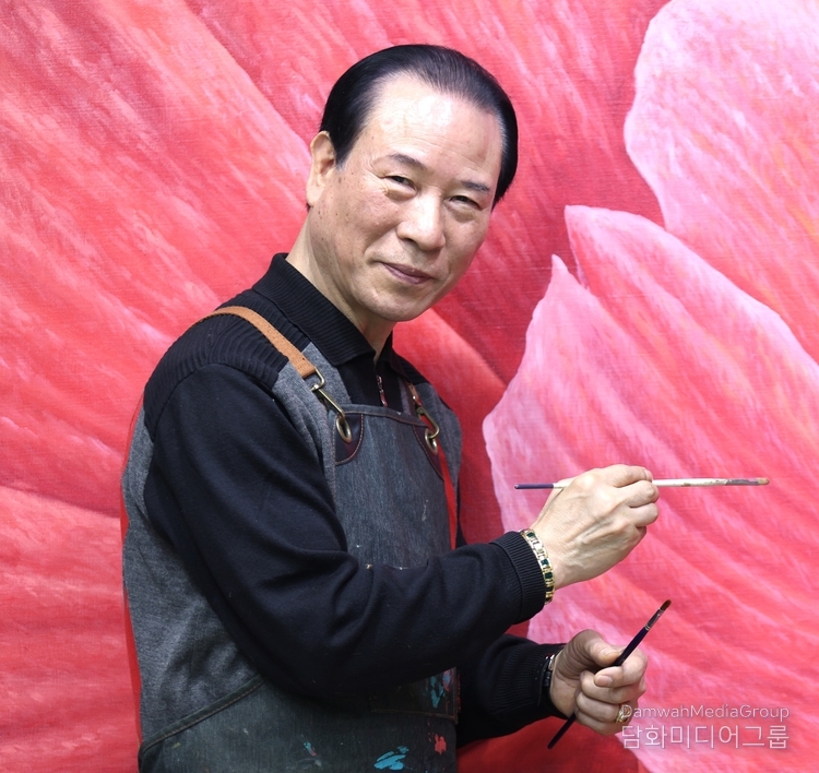 한국 초상화작가협회 회장 芝山 박영길 화백(사진-담화미디어그룹)