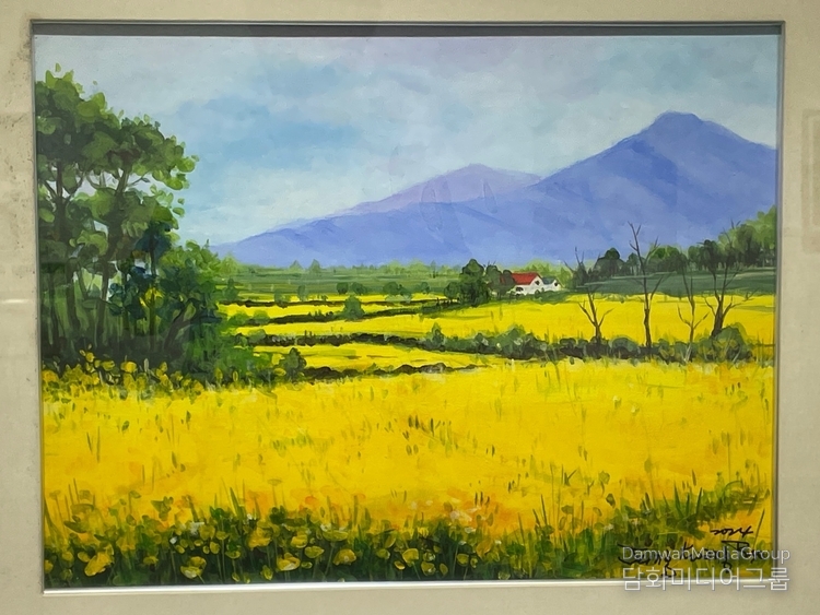 정광례 축복 42 * 32 acrylic on canvas