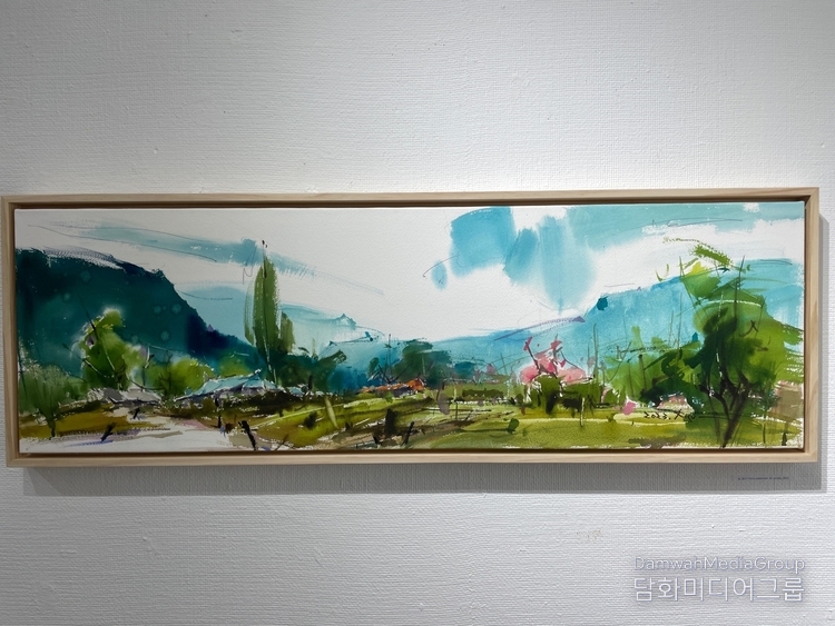 숨 36 * 116 watercolor on arches 2023