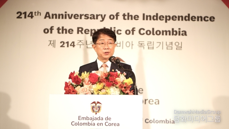 박상우 국토교통부장관이 참석해 축사를 하고 있다.