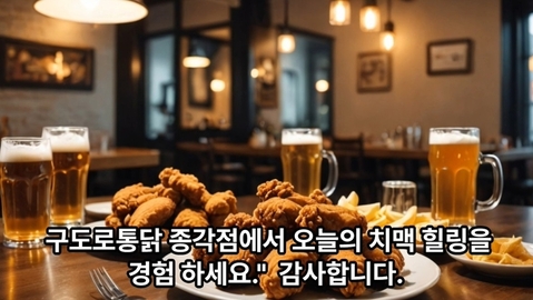 동영상 [외교저널 맛집선정] 종각역 청계천 인근 ‘구도로통닭 종각점’