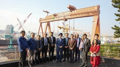 하르딥 싱 푸리 장관, 인도 해양 비전 강화를 위해 한국 조선업 관계자와 핵심 협의 진행