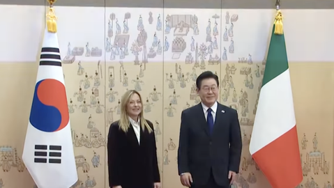 이 대통령, 멜로니 총리, 청와대서 손잡았다...반도체·AI 협력 본격화