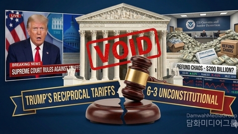 (속보)美 대법원, 트럼프 '상호관세' 위헌 판결
