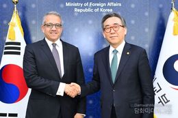외교부 조태열 장관, 알아나니 이집트 前 관광‧유물부 장관 면담