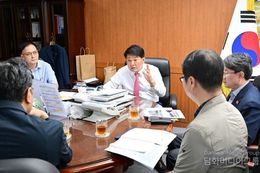 이성룡 울산시의장, 구삼호교 붕괴 현장 방문 및 시 관계부서 간담회 개최