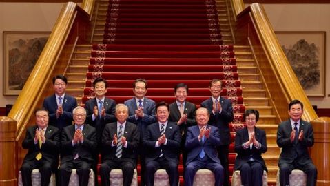 이재명 대통령, 민주당 상임고문과 오찬 간담회