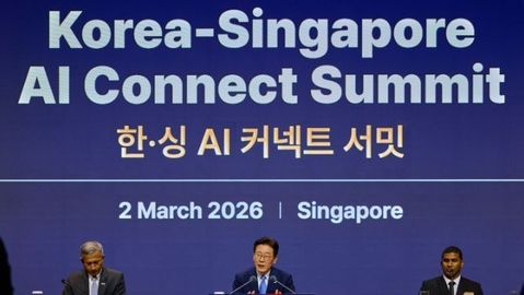 이재명 대통령 "한·싱가포르 동반성장, 'AI 대항해 시대' 열어갈 것"