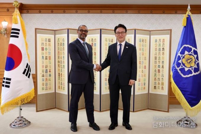 김민석 국무총리, 마이클 해리스 뉴욕증권거래소 부회장 접견