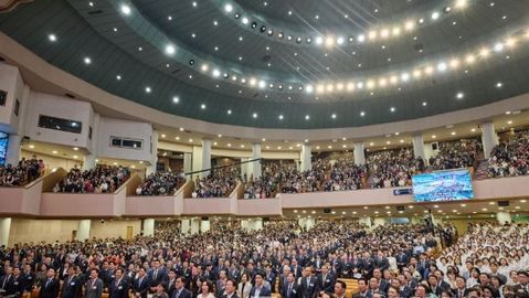이재명 대통령 부부, 2026 한국교회 부활절 연합예배 참석