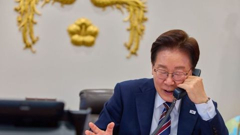 이재명 대통령, 아누틴 태국 총리와 재선출 축하 통화