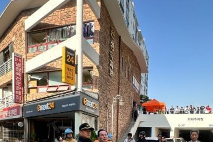 청주시의회 김현기 의장, 봉명동 가스 폭발 사고 현장방문