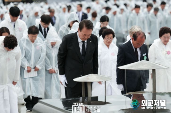 5월 18일 윤석열 대통령은 제43주년 5·18민주화운동 기념식에 참석했다.