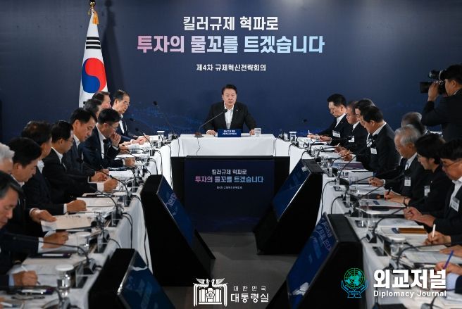 8월 24일 윤석열 대통령은 킬러규제 혁파 규제혁신전략회의를 주재했다.