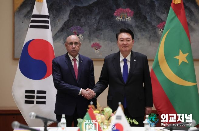 9월 20일 윤석열 대통령은 모하메드 울드 가즈와니 모리타니아 대통령과 한-모리타니아 정상회담을 가졌다.