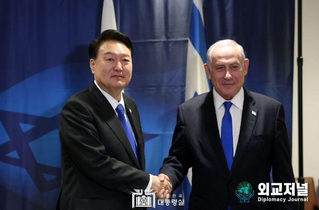 9월 20일 윤석열 대통령은 벤야민 네탄야후 이스라엘 총리와 한-이스라엘 정상회담을 가졌다.