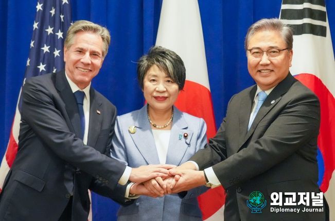 한미일 외교장관 약식 회의