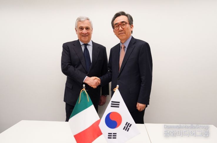 안토니오 타야니 이탈리아 외교장관 회담