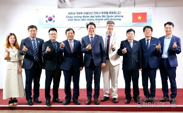 베트남 국방부 차관 등 고위인사, 최대호 안양시장 예방