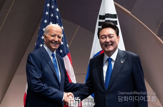 7월 11일 윤석열 대통령은 바이든 美 대통령과 정상회담을 가졌다.