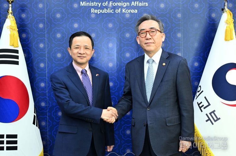 조태열 장관, 다이빙 주한중국대사 접견