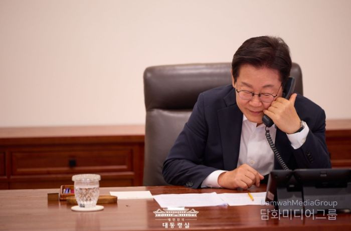 한·네덜란드 정상 통화
