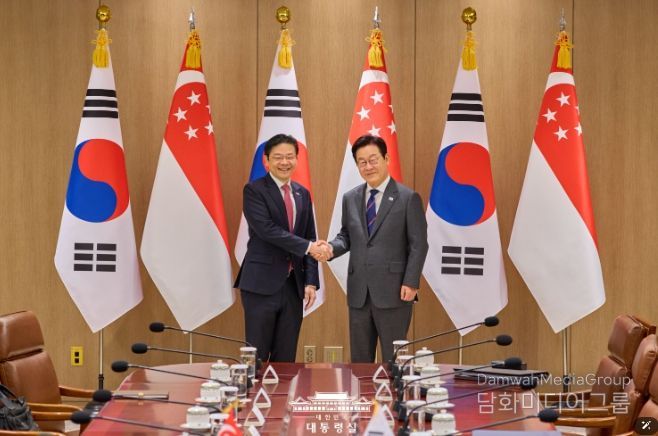 한국·싱가포르 정상회담(대통령실)