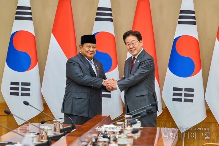 한·인도네시아 정상회담 확대회담(청와대)